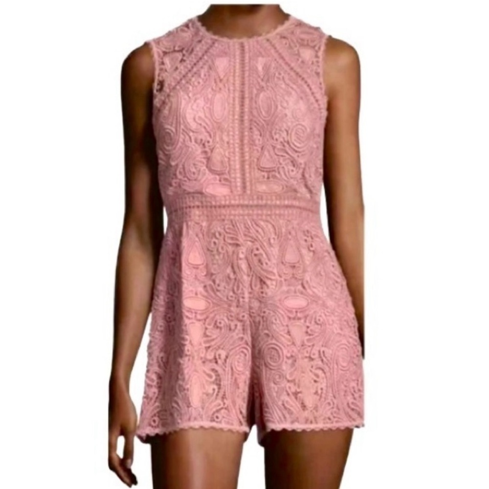 ALEXIS Blush Lace Romper
